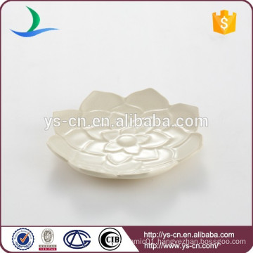 Lotus ceramic dishes plates for house